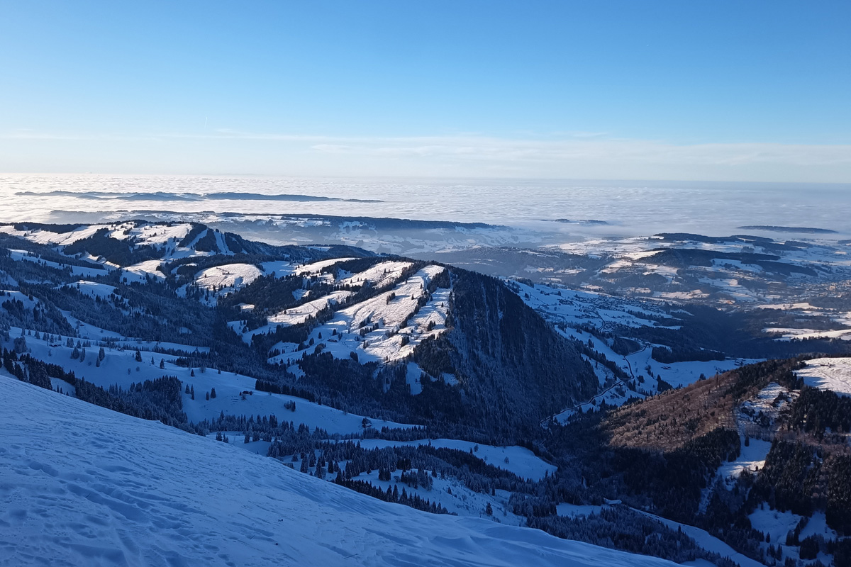 Geführte Skitour Allgäu Bergführer